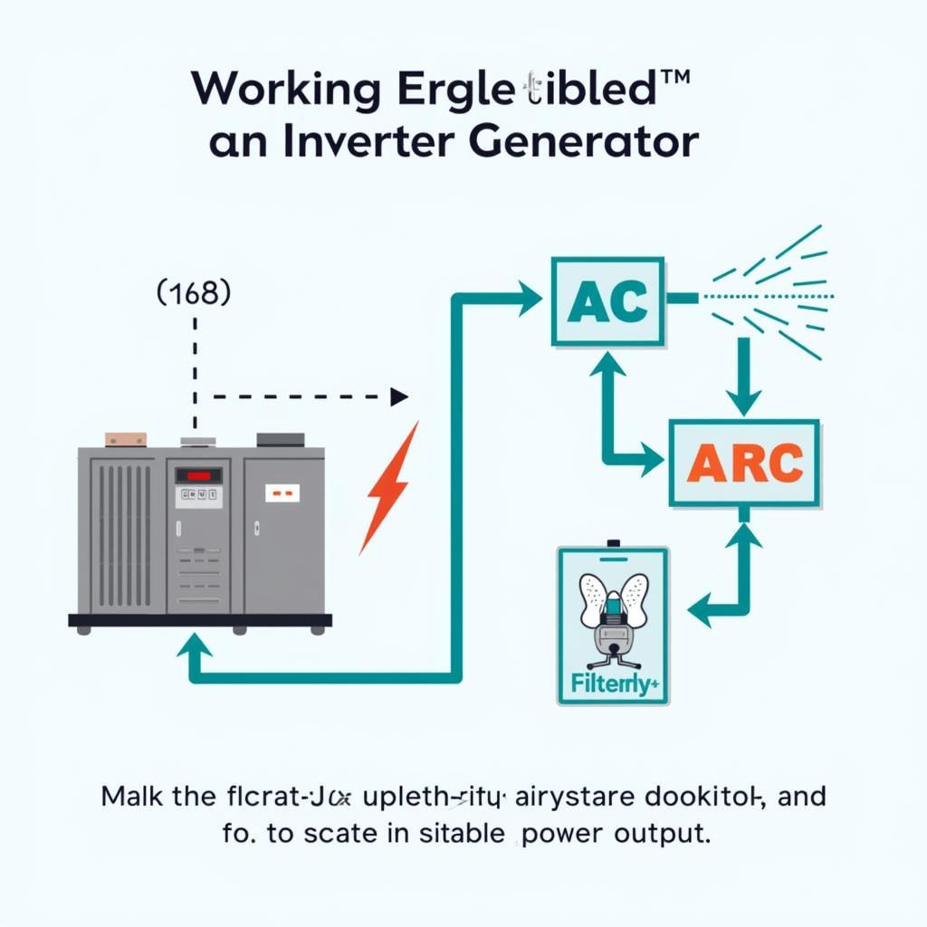 Máy phát điện inverter hoạt động