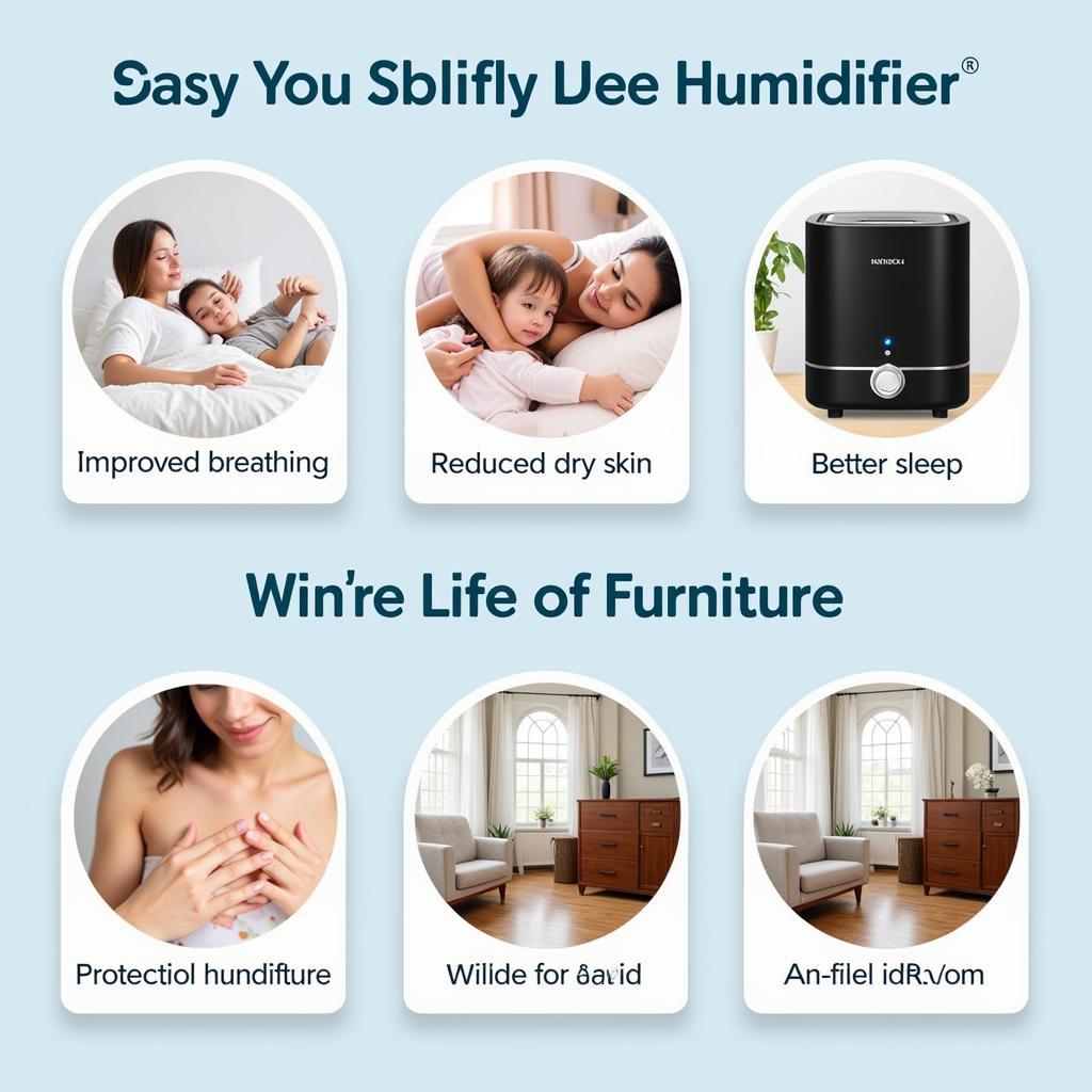 Lợi ích của máy phun sương humidifier