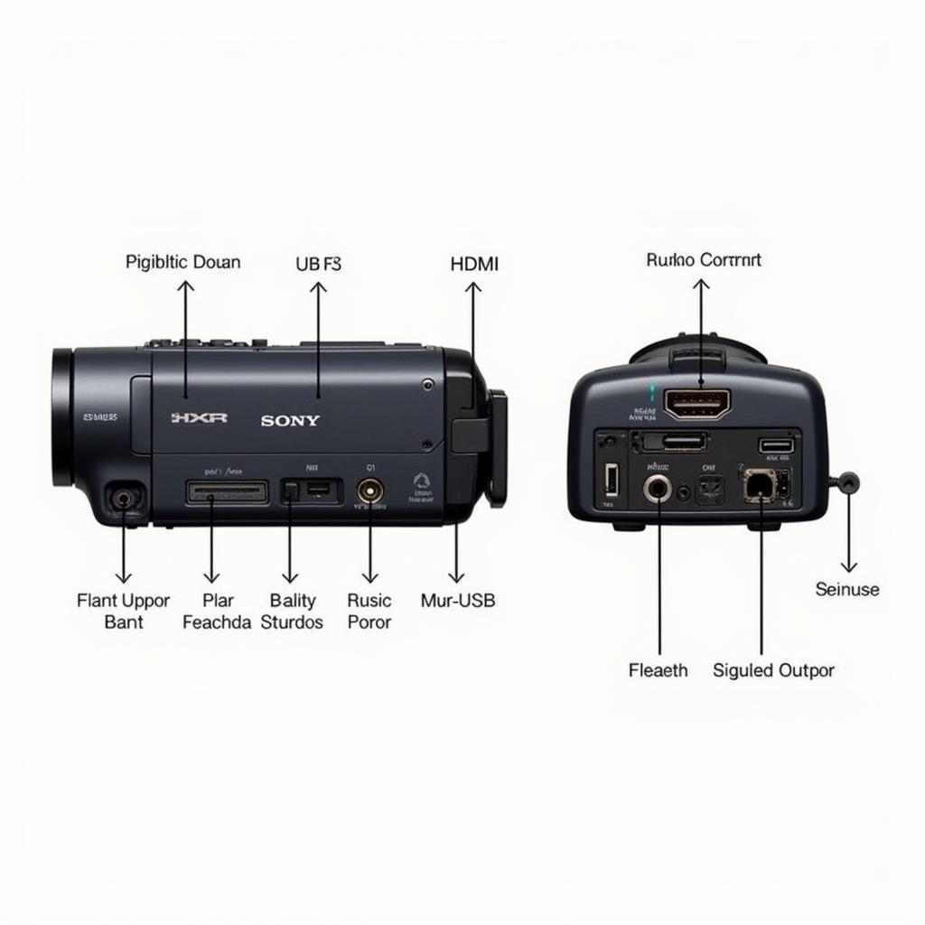 Máy Quay Sony HXR-MC2500P: Khả Năng Kết Nối Đa Dạng