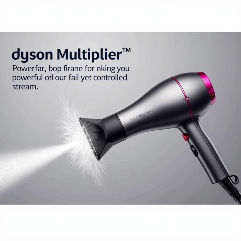 Máy sấy Dyson với công nghệ Air Multiplier™