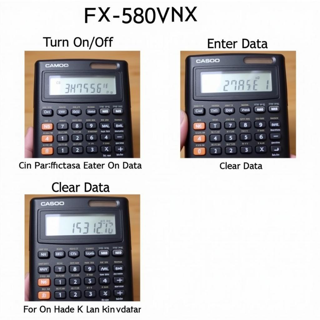 Máy tính Casio fx 580vnx chính hãng: Hướng dẫn sử dụng