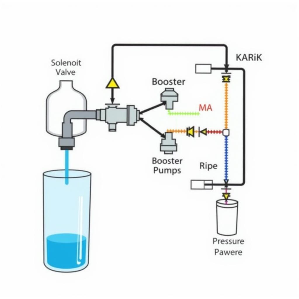 Nguyên lý hoạt động của sơ đồ mạch điện máy lọc nước Karofi