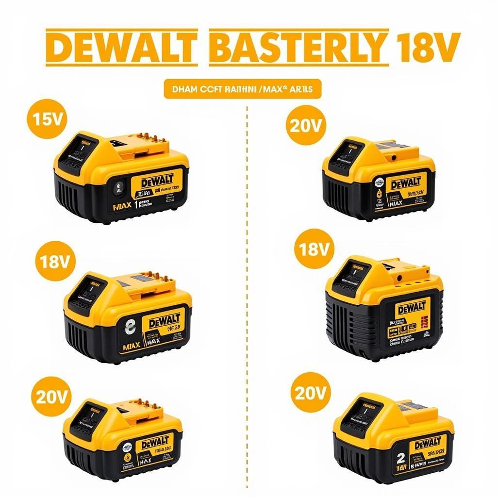 Pin máy khoan cầm tay Dewalt 18V/20V MAX*