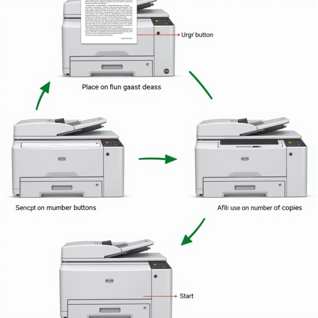 Sao chép cơ bản trên máy photocopy Ricoh 2075