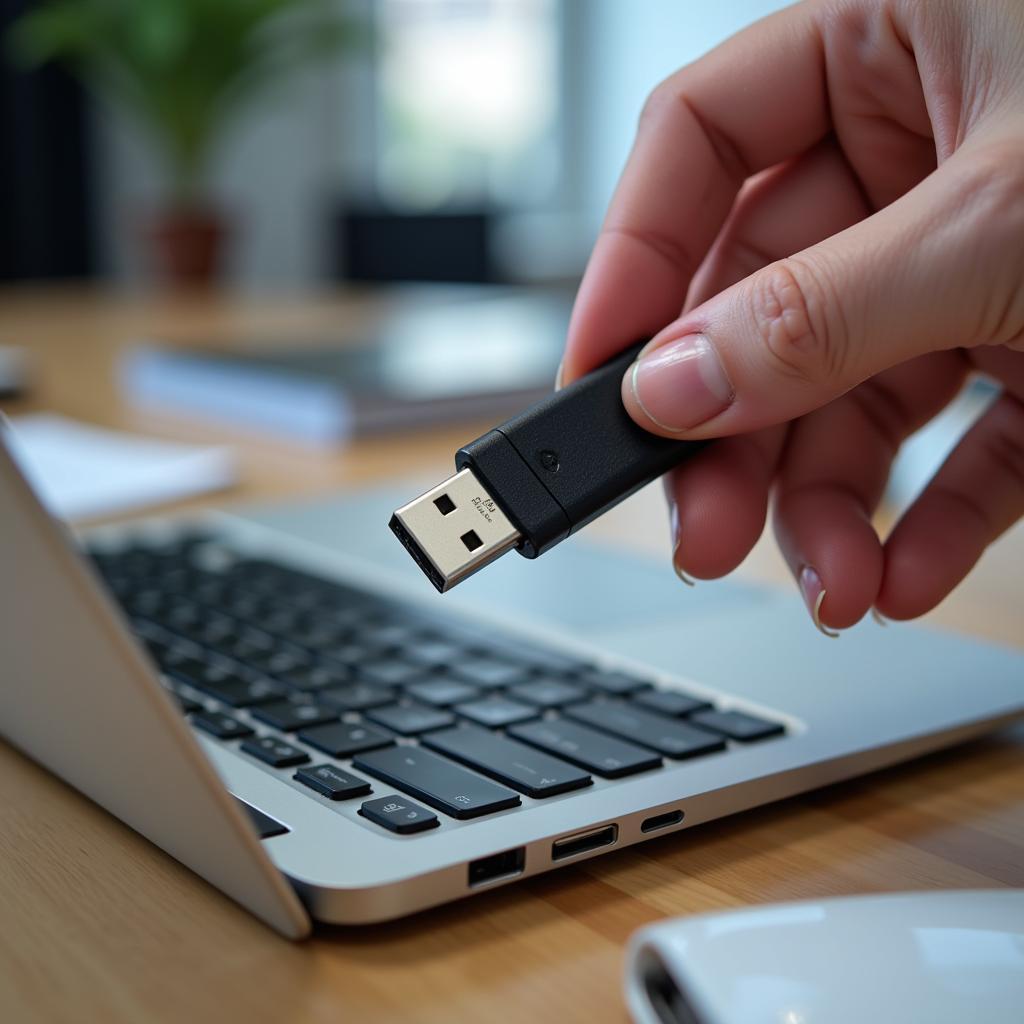 Sao chép dữ liệu bằng USB