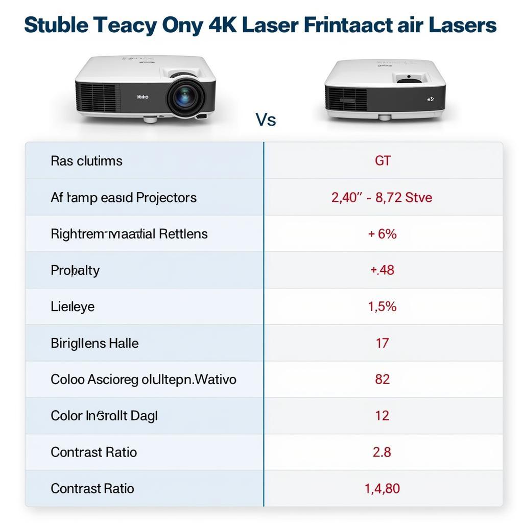 So sánh máy chiếu laser 4K với máy chiếu thông thường