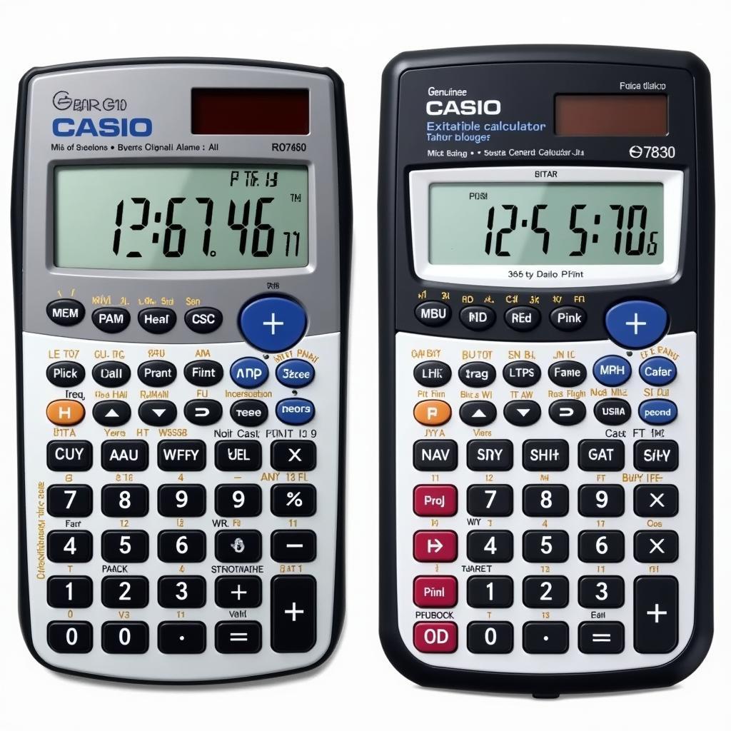 So sánh máy tính Casio chính hãng và hàng giả