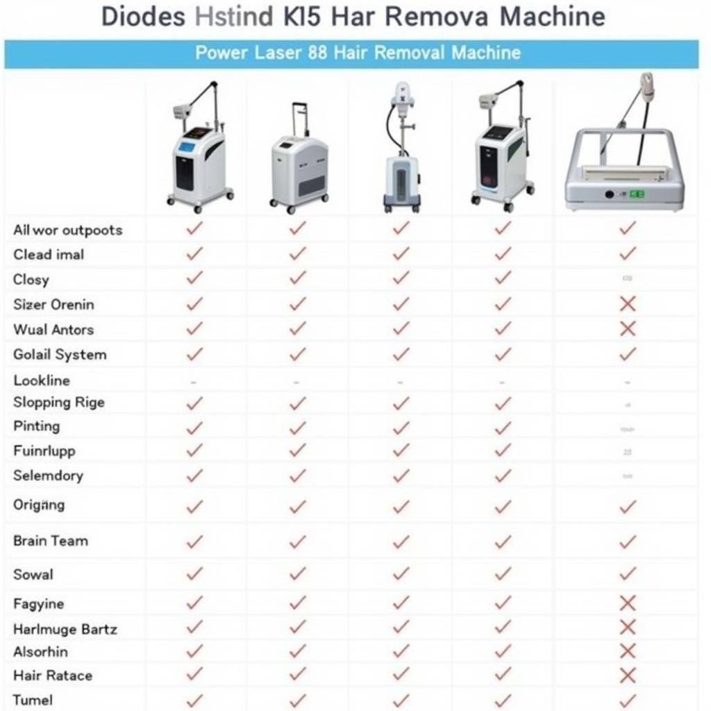 So sánh các dòng máy triệt lông Diode Laser 808