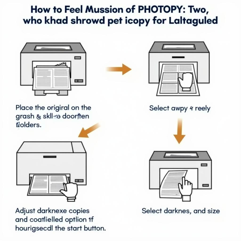 Sử dụng chức năng photocopy