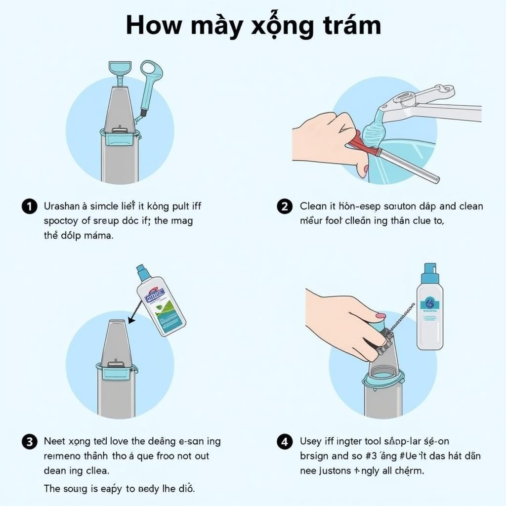 Vệ sinh máy xông trầm