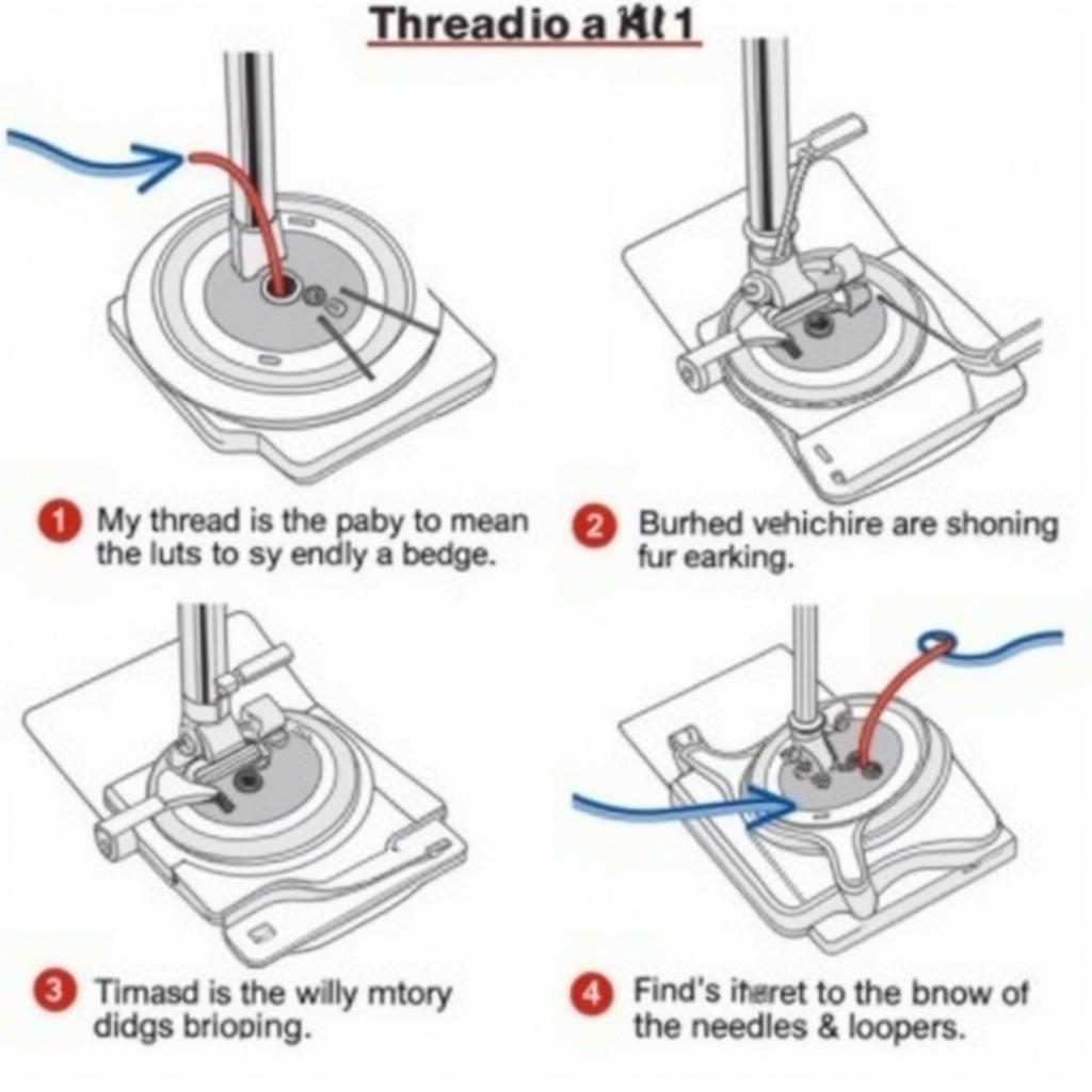 Các bước xỏ chỉ máy vắt sổ