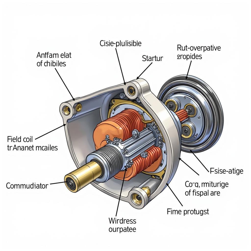 Cấu Tạo Bộ Đề Điện Máy Nổ Diesel