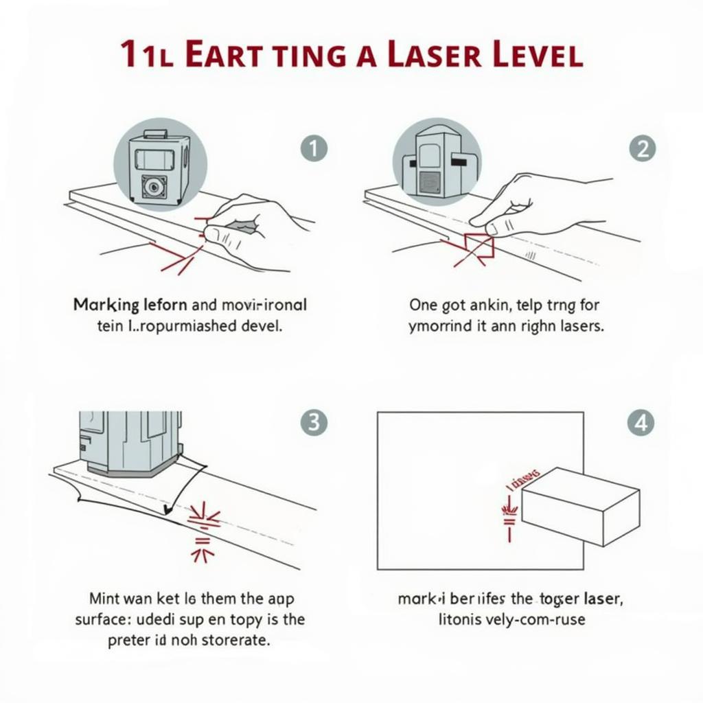 Các bước sử dụng máy cân mực laser chi tiết