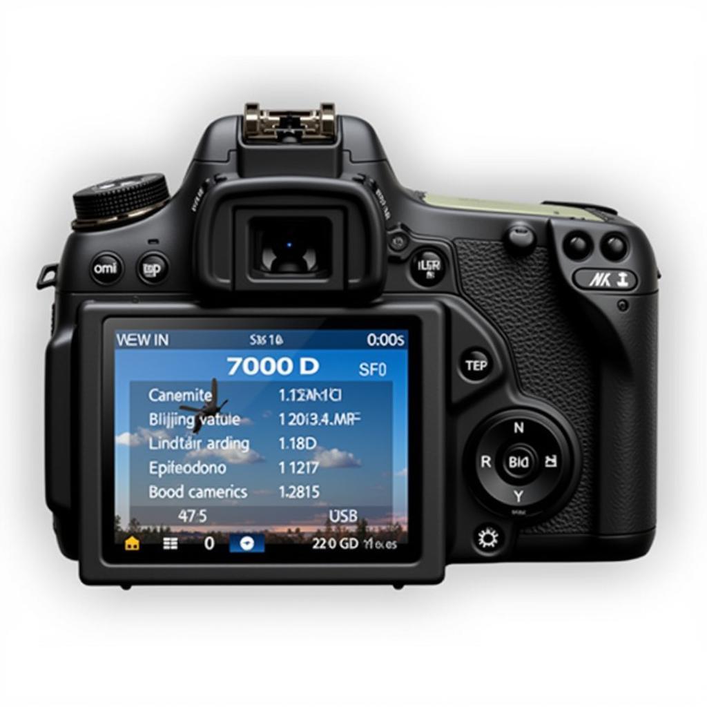 Màn hình cảm ứng xoay lật của Canon 700D