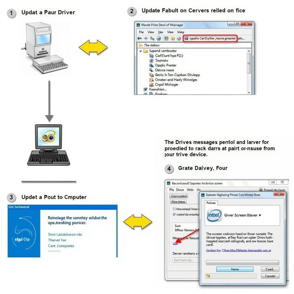 Cập nhật driver card màn hình để khắc phục lỗi xanh lá cây