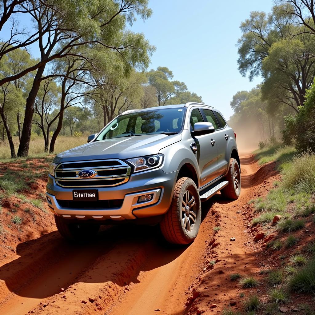 Ford Everest máy xăng vượt địa hình off-road mạnh mẽ