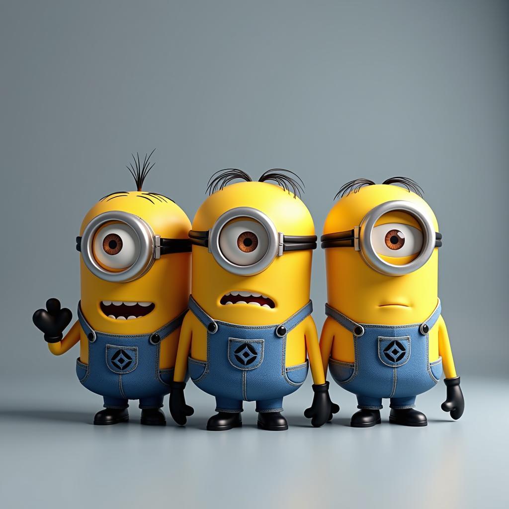 Hình nền máy tính minions 3D