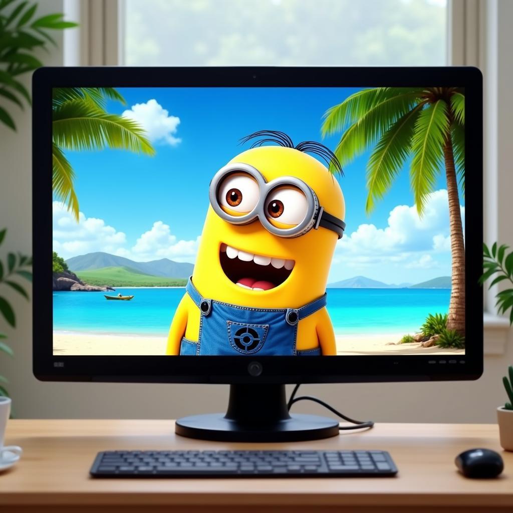 Hình nền máy tính minions HD