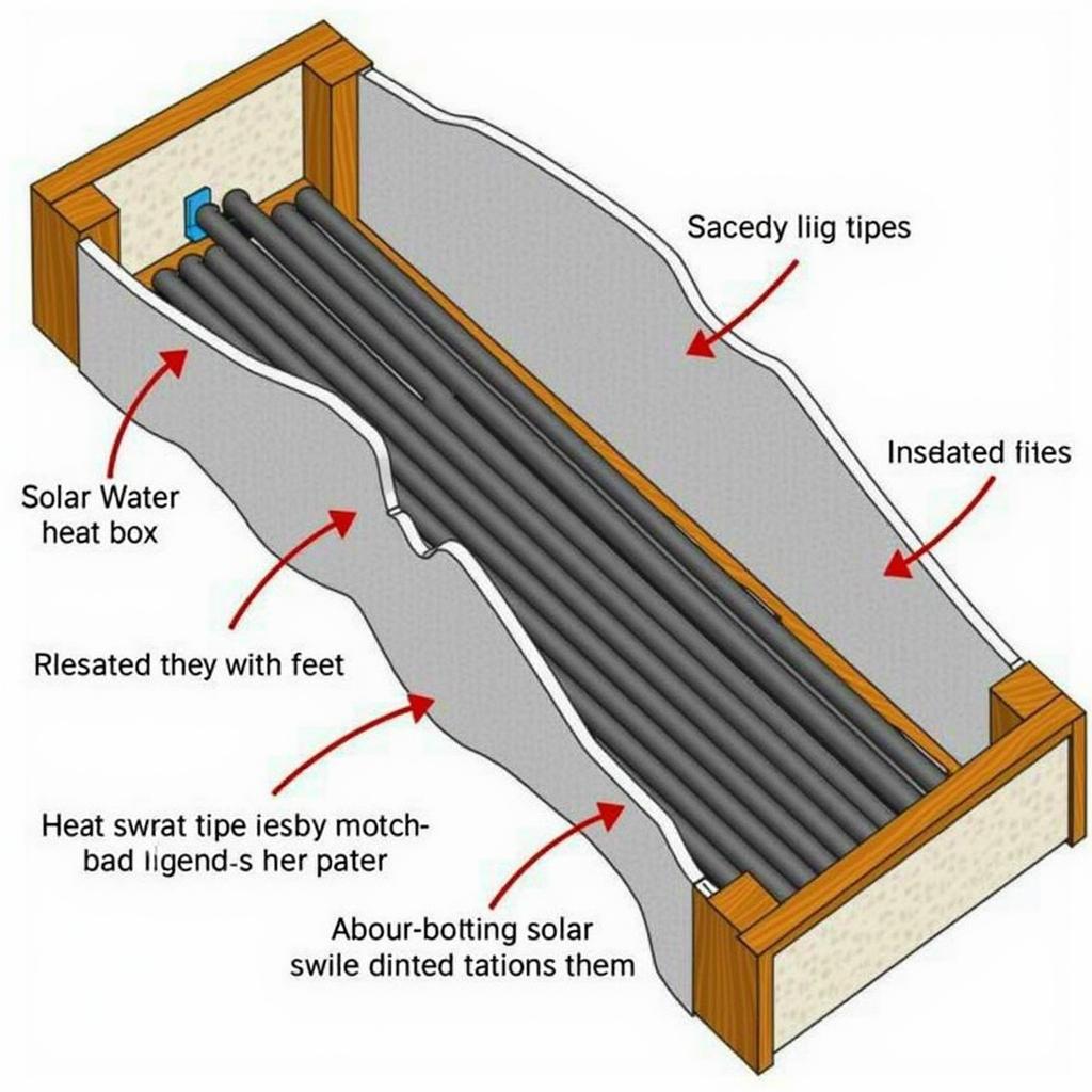 Lắp đặt ống hấp thụ nhiệt cho máy nước nóng năng lượng mặt trời