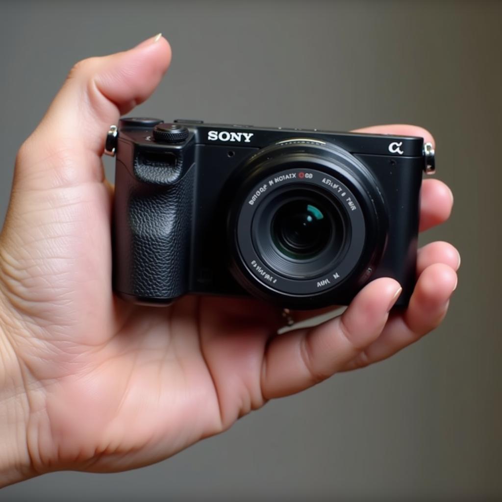 Máy ảnh Sony a6400 thiết kế nhỏ gọn