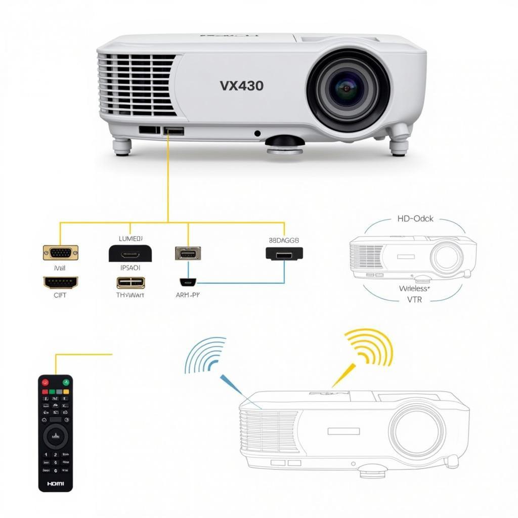 Máy chiếu Panasonic PT-VX430 tính năng nổi bật