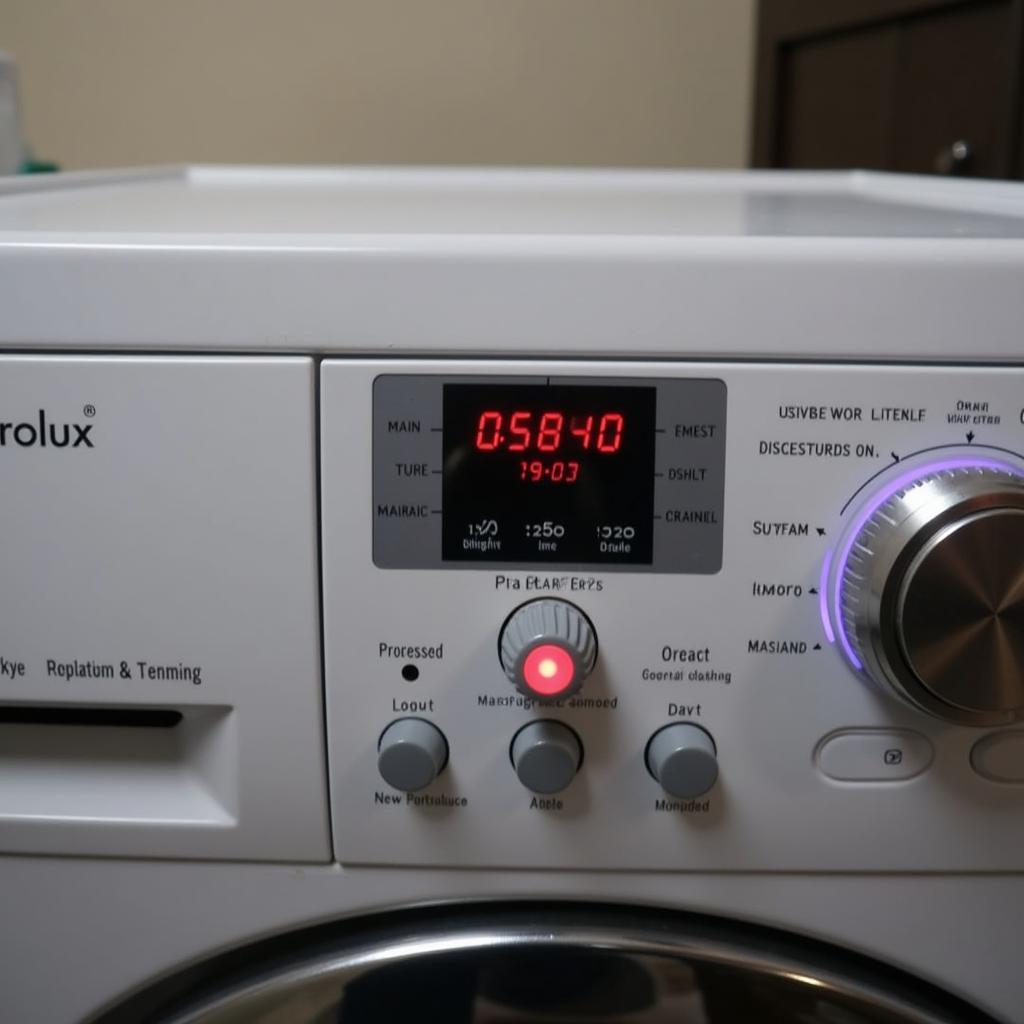 Máy Giặt Electrolux Báo Lỗi