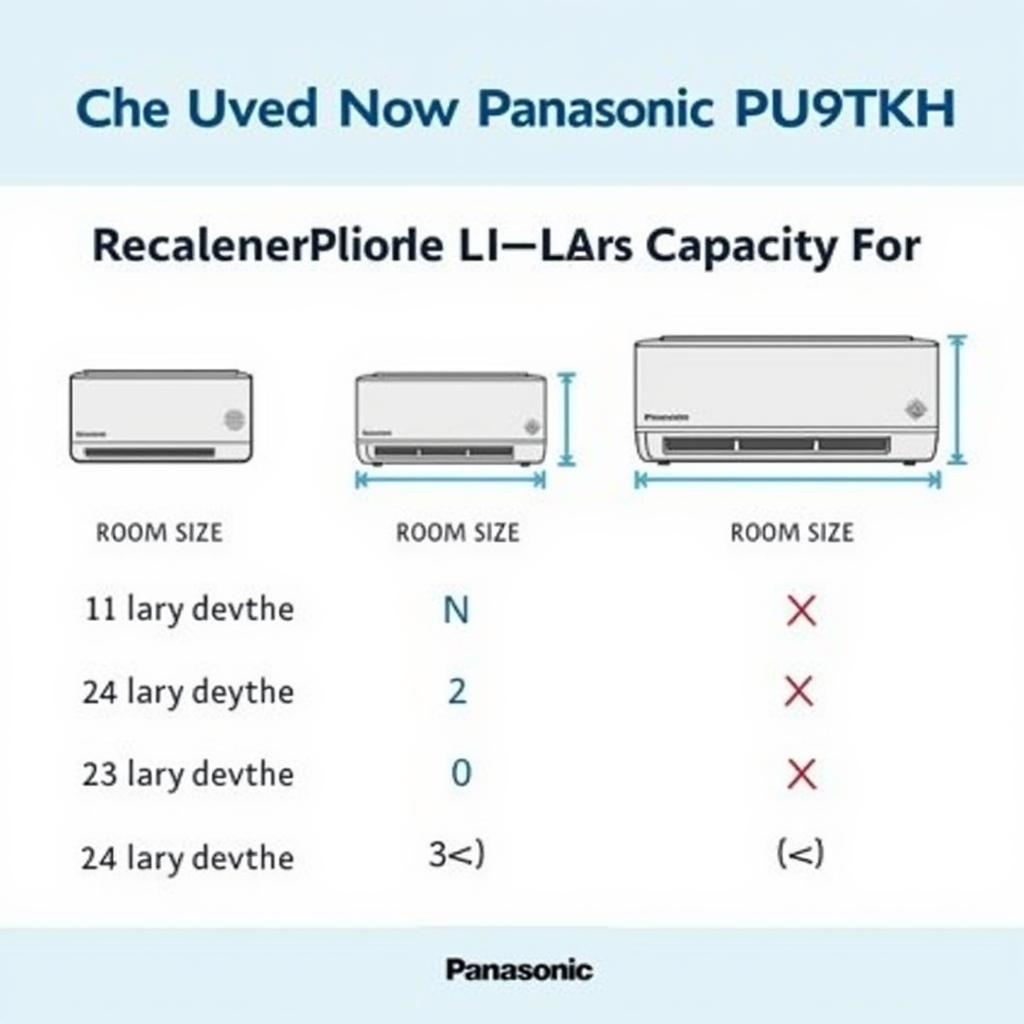 Lựa chọn công suất máy lạnh Panasonic PU9TKH