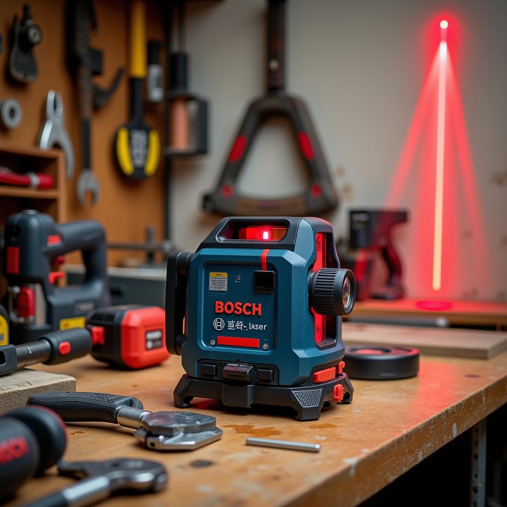 Máy laser Bosch hiện đại