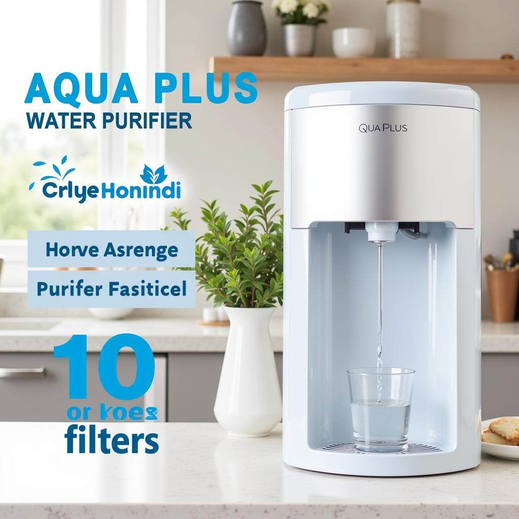 Máy lọc nước Aqua Plus 10 lõi hiện đại