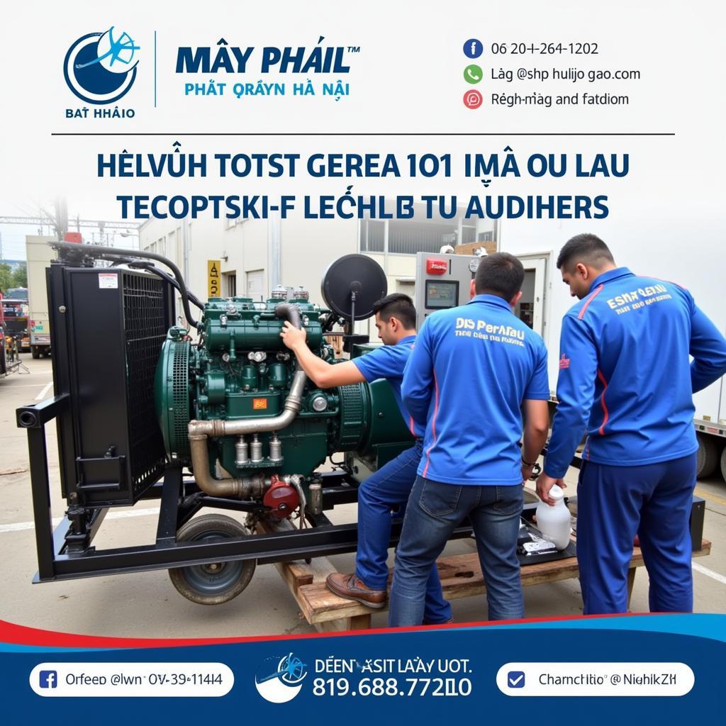 Máy Phát Điện Hà Nội - Đội ngũ kỹ thuật