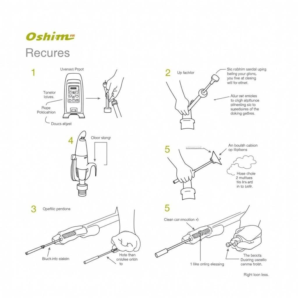 Máy xịt rửa Oshima OS 1100N: Hướng dẫn sử dụng