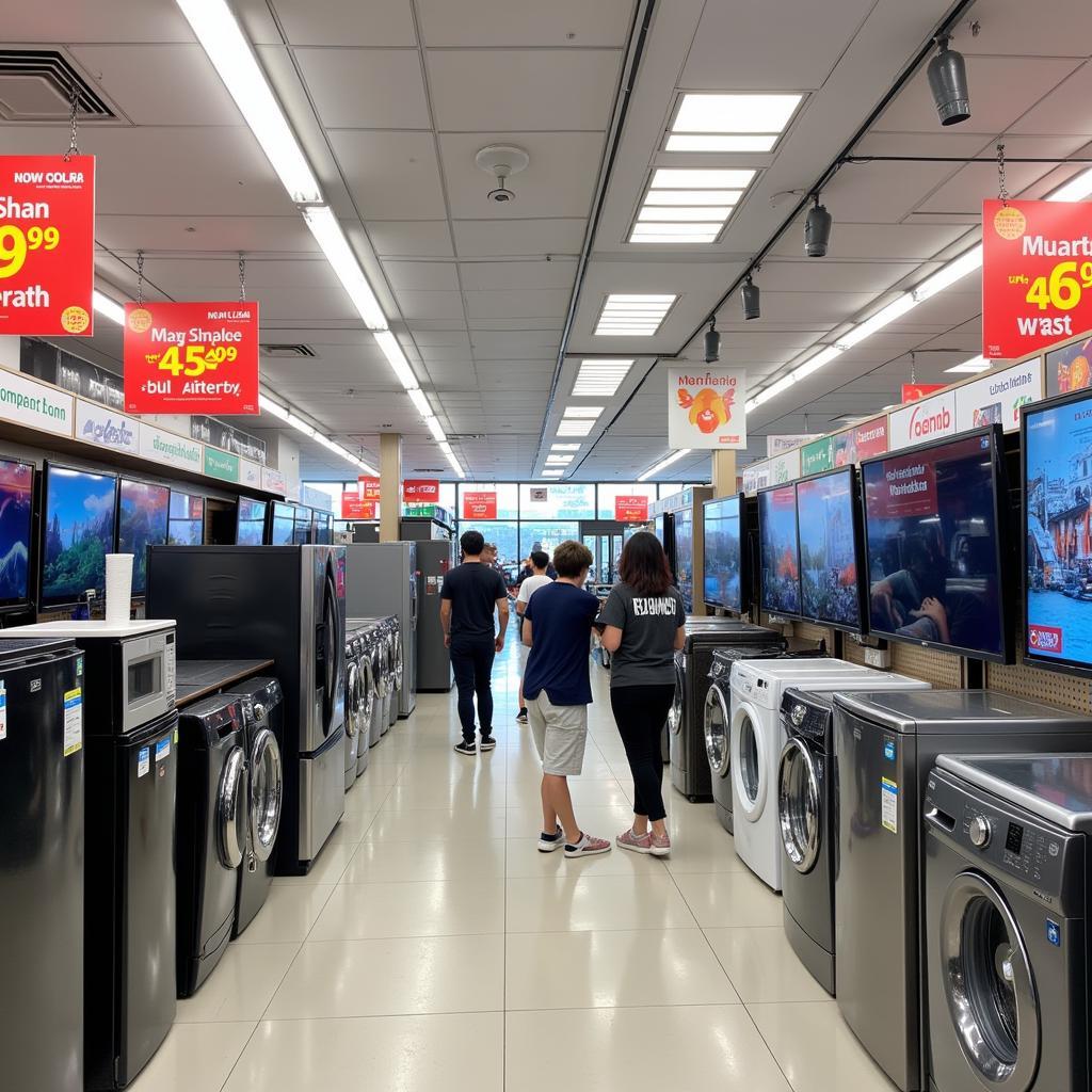 Mua sắm điện máy tại Aeon Hà Đông