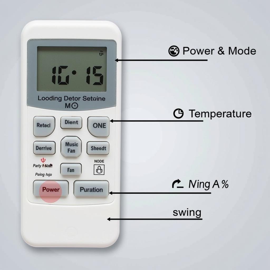 Các nút điều khiển máy lạnh cơ bản