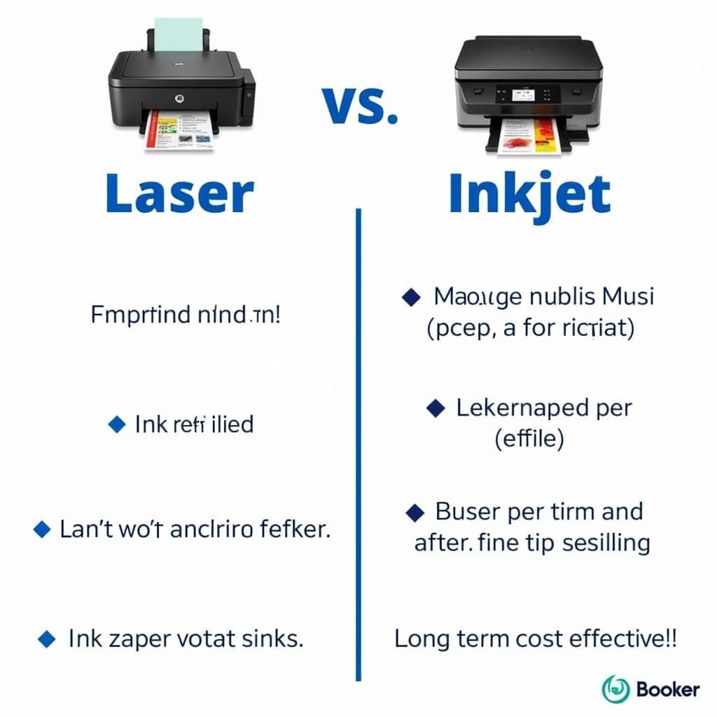 So sánh chi phí đổ mực máy in laser và máy in phun