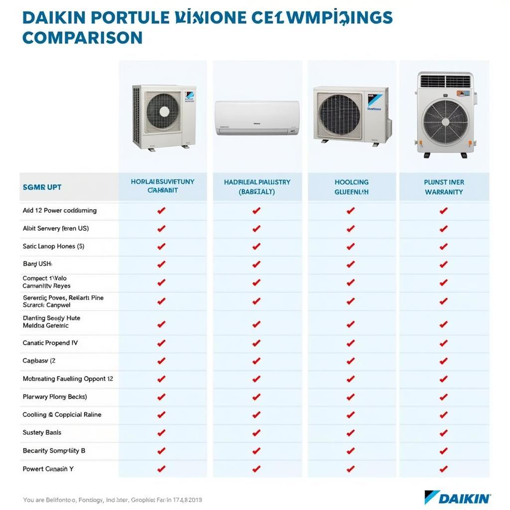 So sánh máy lạnh Daikin 1HP với các thương hiệu khác