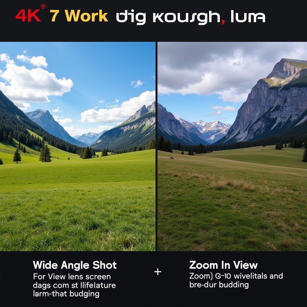 So sánh ống kính máy ảnh 4K