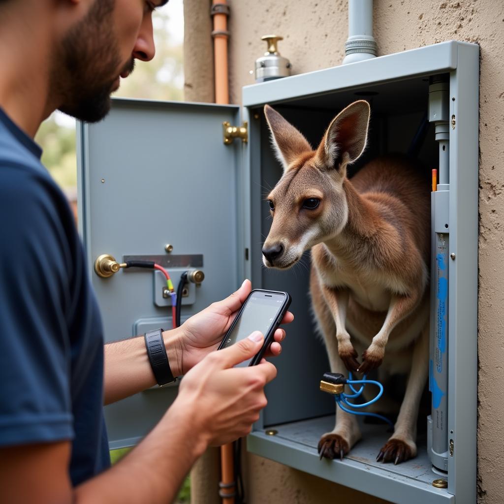 Kiểm tra nguồn điện máy nước nóng lạnh Kangaroo