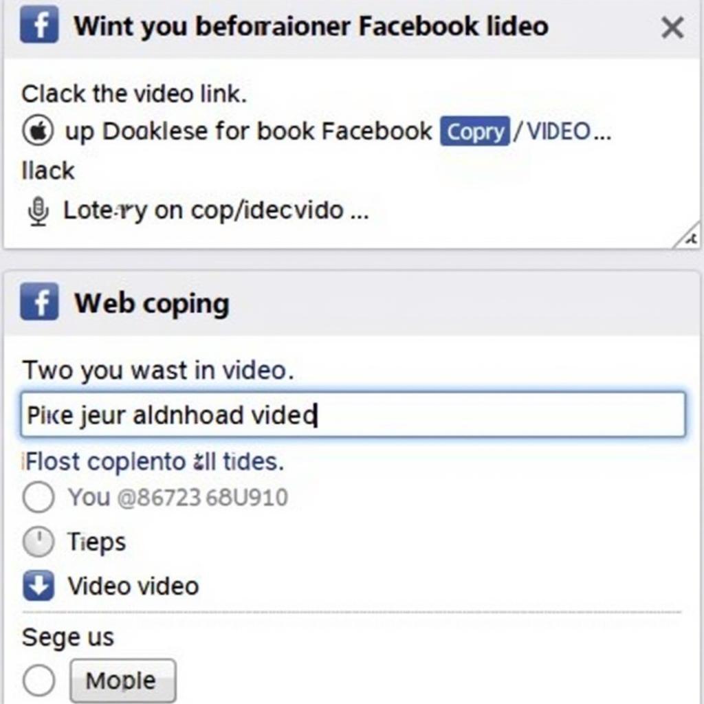 Tải video Facebook bằng trình duyệt