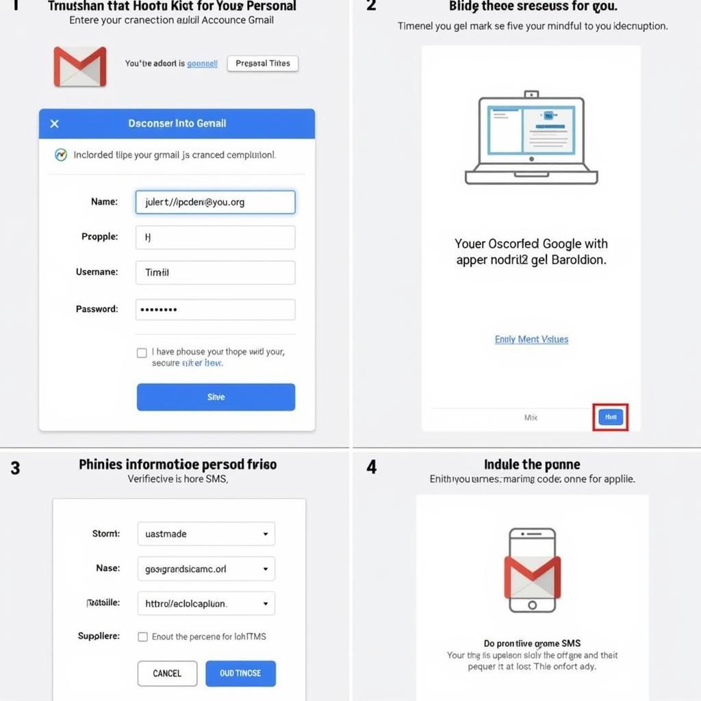 Tạo tài khoản Gmail trên máy tính