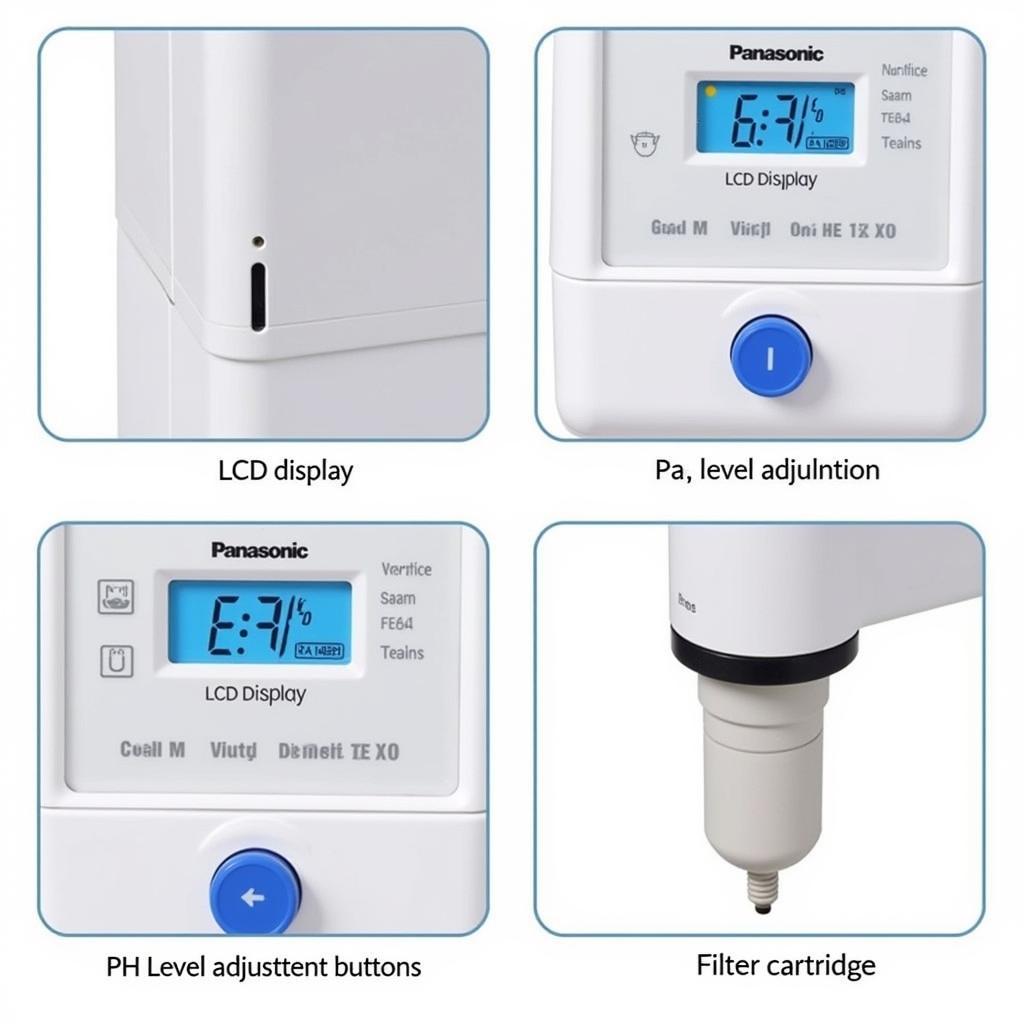 Các tính năng nổi bật của máy ion kiềm Panasonic