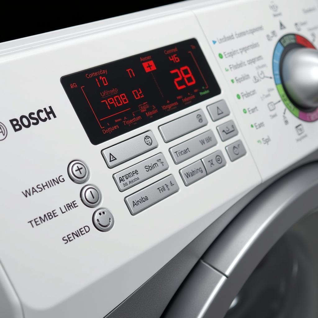 Tính năng thông minh máy giặt sấy Bosch