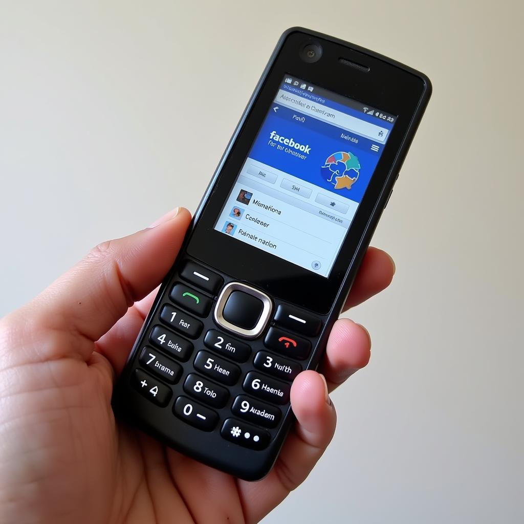 Truy cập Facebook trên Nokia "cục gạch"