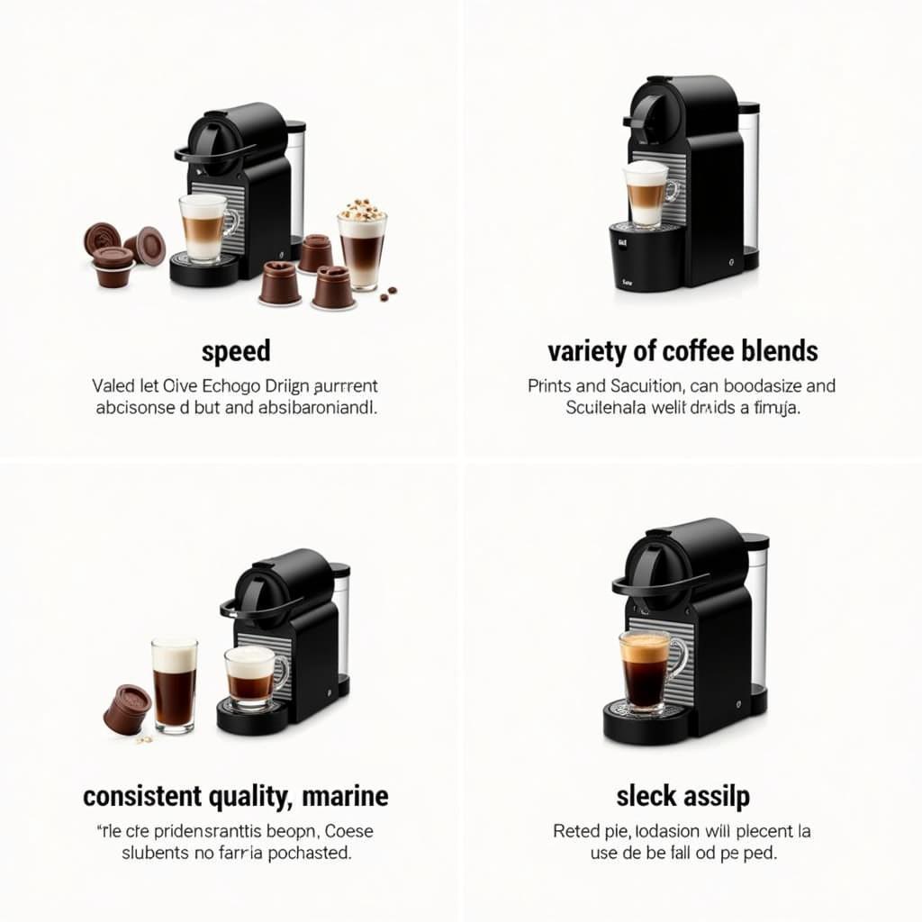 Ưu điểm của máy pha cà phê viên nén Nespresso