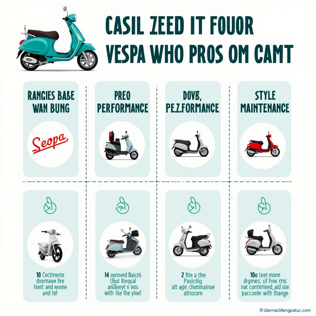 Ưu nhược điểm xe máy điện Vespa