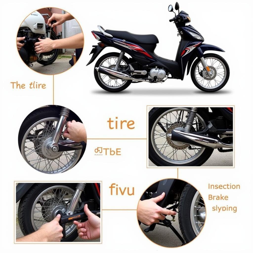 Bảo dưỡng xe máy Việt Thái 50cc