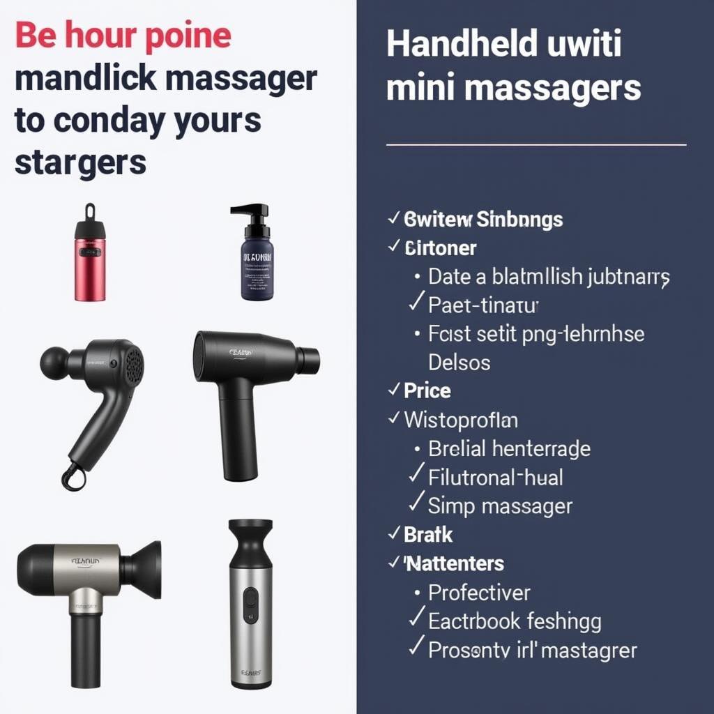 Cách chọn mua máy massage cầm tay mini