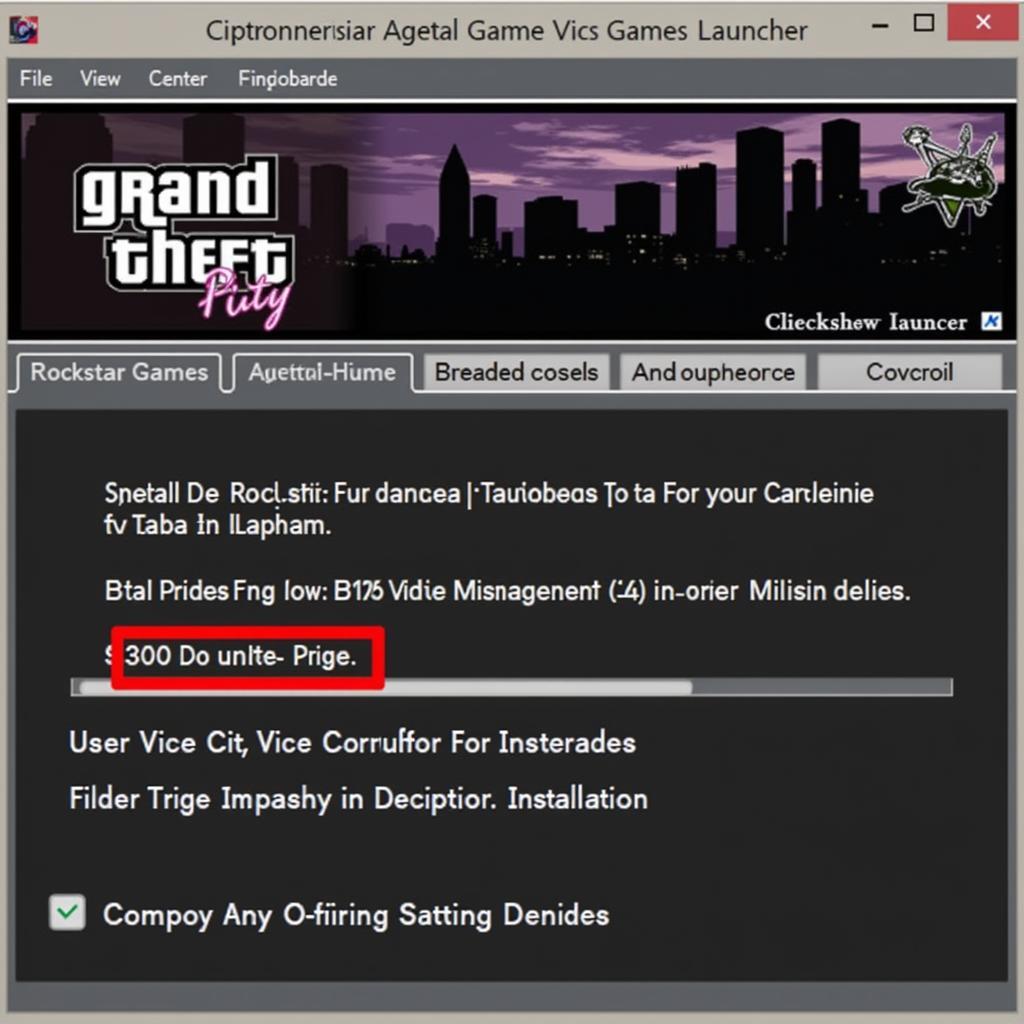 Cài đặt GTA Vice City từ Rockstar Games Launcher