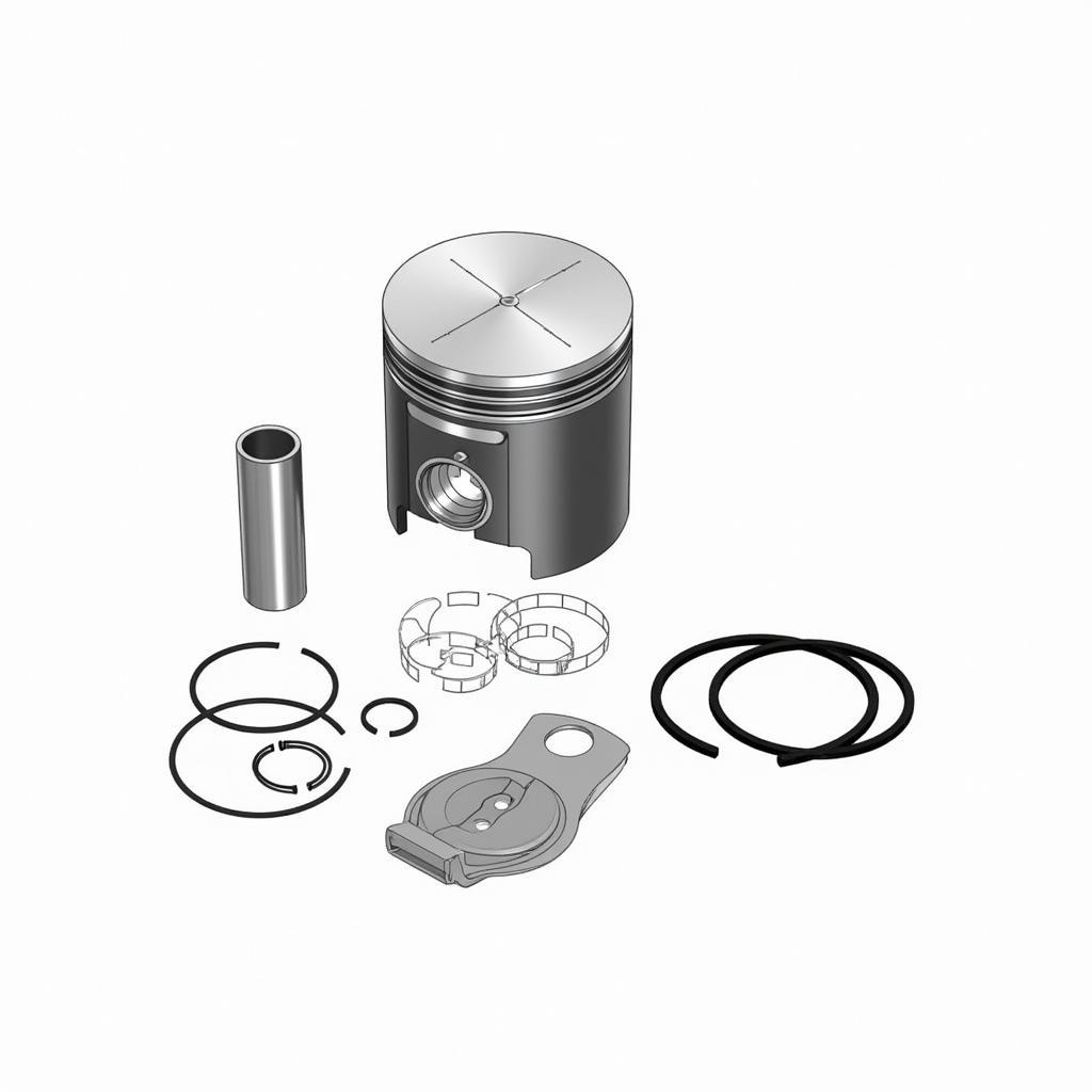 Cấu tạo chi tiết của piston xe máy