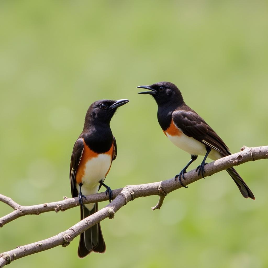 Chim chào mào mái hót kích trống