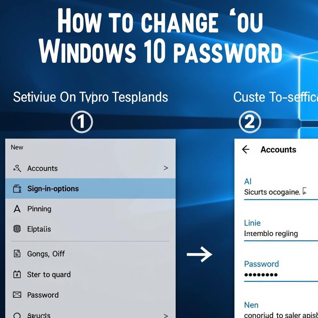 Đổi Password Win 10 qua Settings